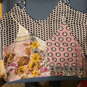 Boho Floral and Geometric Print Dress
